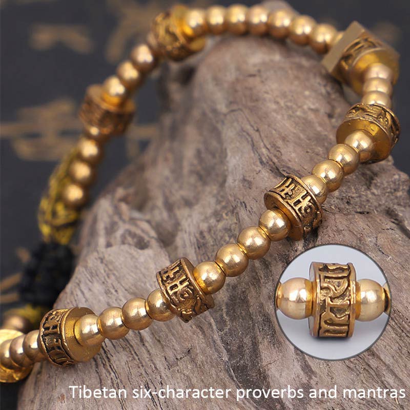Tibetan Curse Six True Words Wealth Bracelet