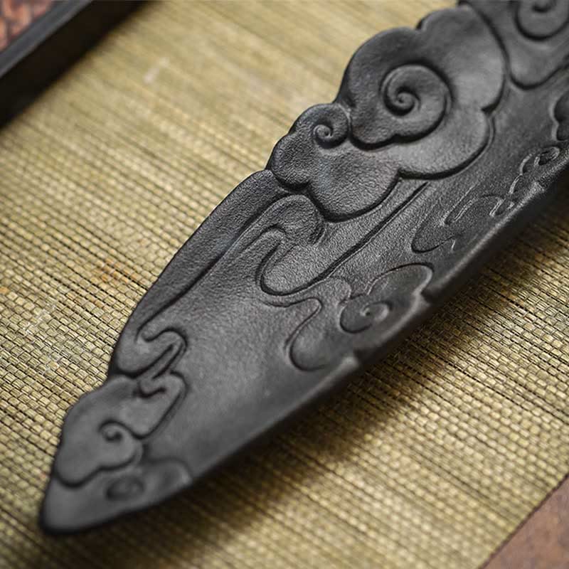 Auspicious Clouds Pixiu Ceramic Stick Incense Burner Decoration
