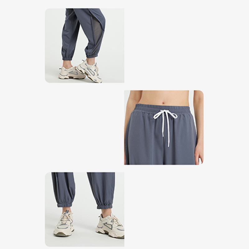 High Waist Loose Fitness Yoga Sports Track Pants With Pockets