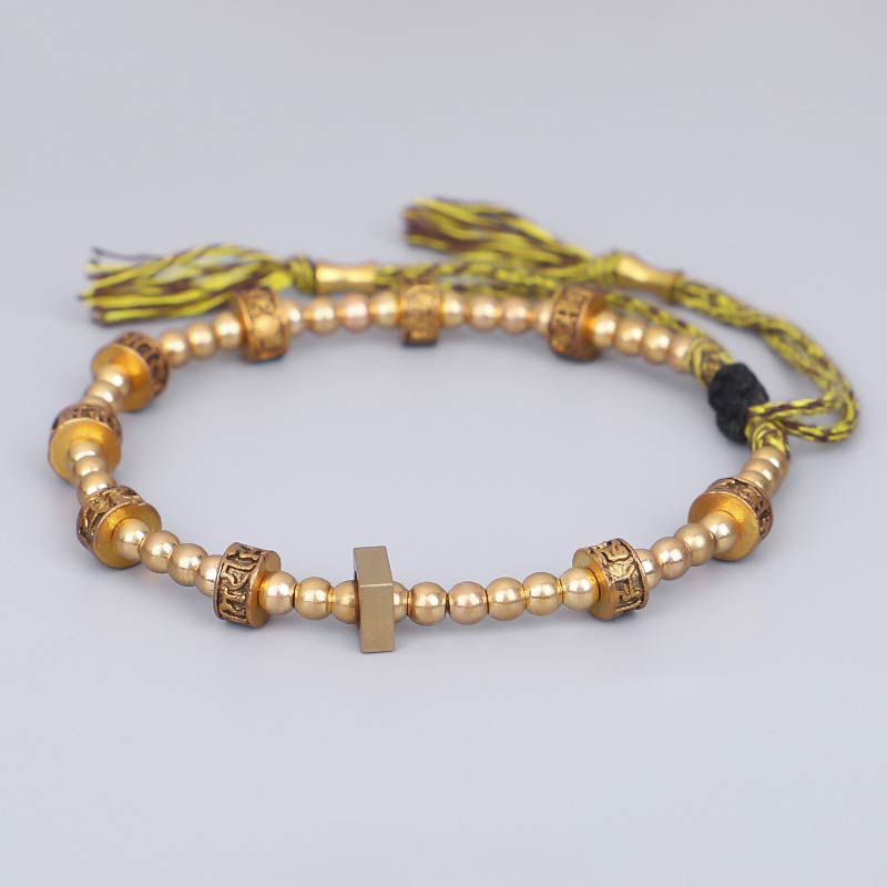 Tibetan Curse Six True Words Wealth Bracelet