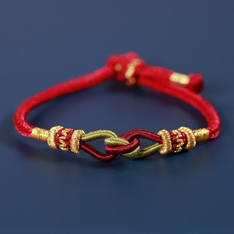 Handmade Knotting Faith Strength Braid String Bracelet