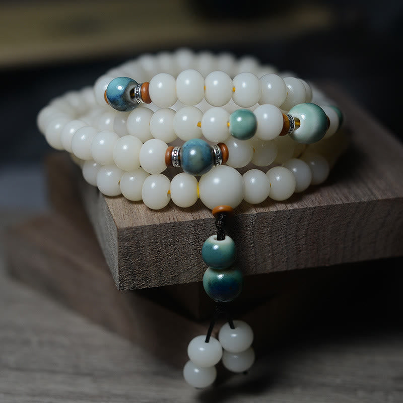 108 Mala Beads Bodhi Seed Keep Away Evil Spirits Calm Bracelet