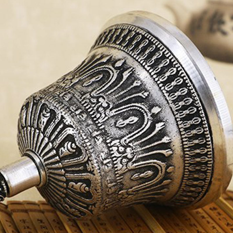 Tibetan Meditation Bell and Vajra Dorje Copper Decoration Set