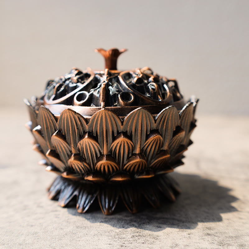Tibetan Lotus Shaped Purify Incense Burner