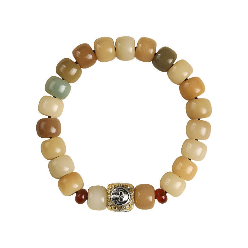 Natural Bodhi Seed The Lord of the Corpse Forest Om Mani Padme Hum Wisdom Bracelet