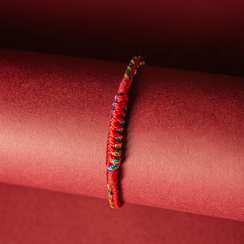 Handmade Five Color Thread Protection Bracelet