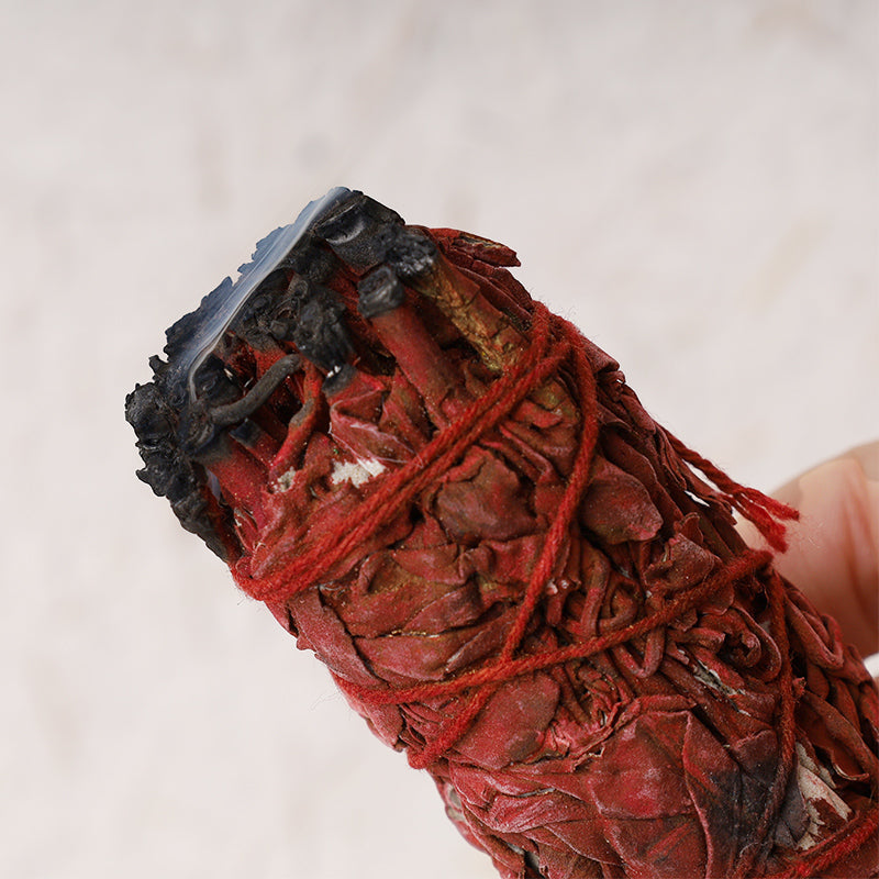 Dragon's Blood Sage Smudge Stick for Home Negative Energy Cleansing Incense Meditation Rituals