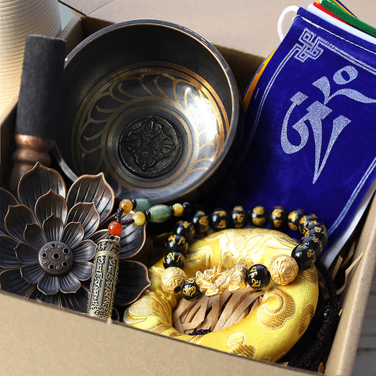 Tibetan Om Mani Padme Hum Gift Bundle