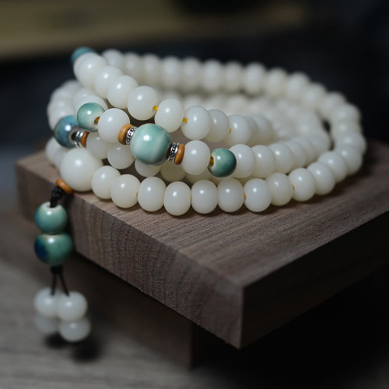 108 Mala Beads Bodhi Seed Keep Away Evil Spirits Calm Bracelet