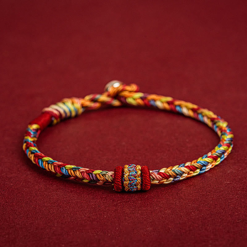 Handmade Dragon Boat Festival Luck Colorful Rope Child Adult Bracelet