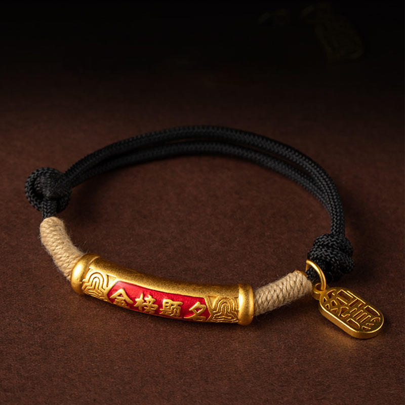 999 Sterling Silver Tibet Handmade Om Mani Padme Hum Fu Character TopRank Character Luck Braided Bracelet