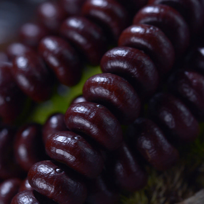 Natural Tibet 108 Mala Beads Purple Bodhi Seed Wealth Bracelet