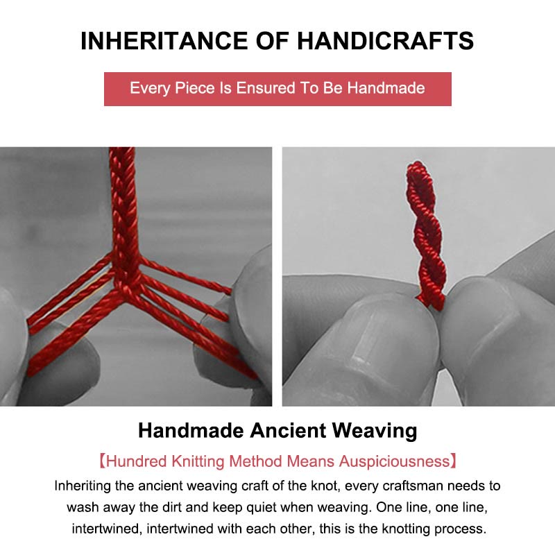"May you be safe and sound all year round" Lucky Multicolored Bracelet