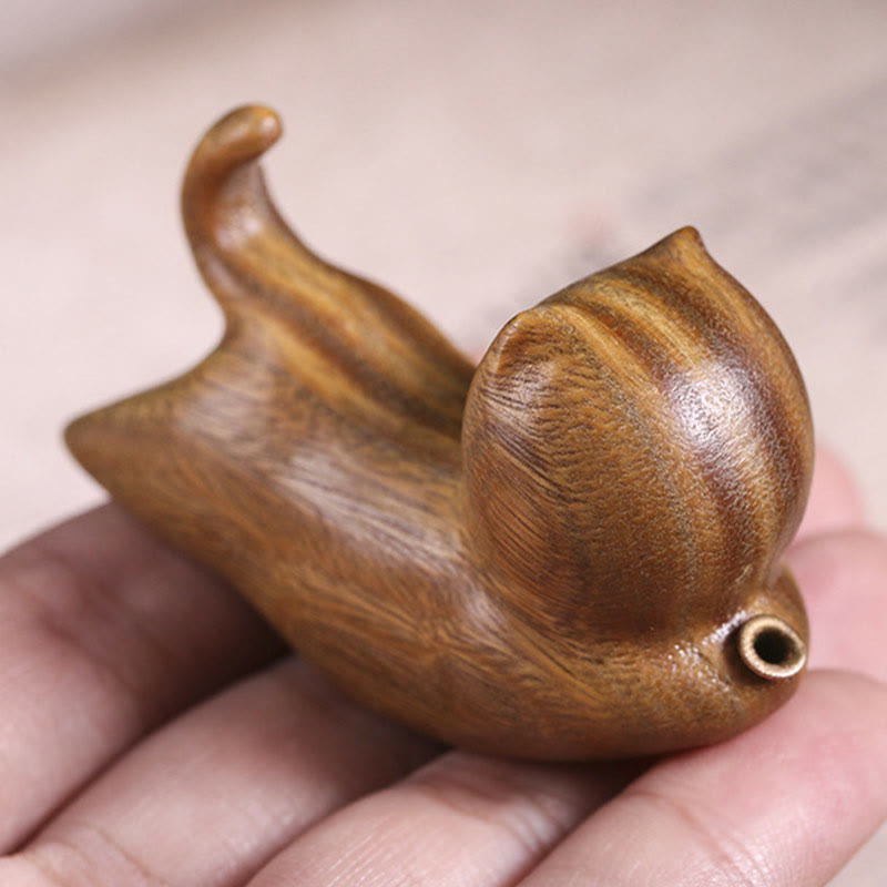 Green Sandalwood Cute Cat Pattern Soothing Stick Incense Burner Decoration