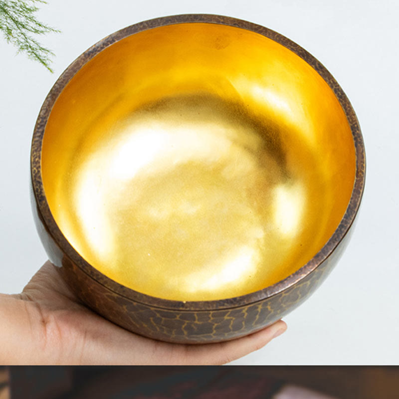 Tibetan Meditation Sound Bowl Handcrafted Yoga Mindfulness Singing Bowl Set
