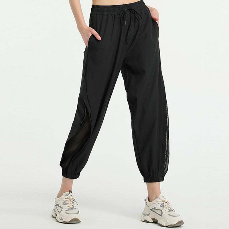 High Waist Loose Fitness Yoga Sports Track Pants With Pockets