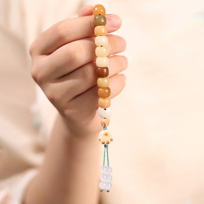 Natural Bodhi Seed The Lord of the Corpse Forest Om Mani Padme Hum Wisdom Bracelet