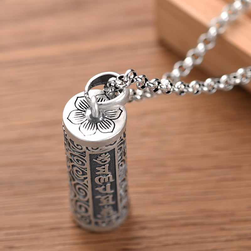 Six True Words Protection Necklace Pendant