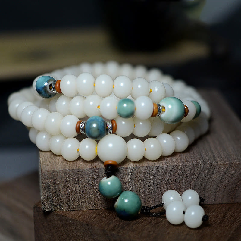 108 Mala Beads Bodhi Seed Keep Away Evil Spirits Calm Bracelet