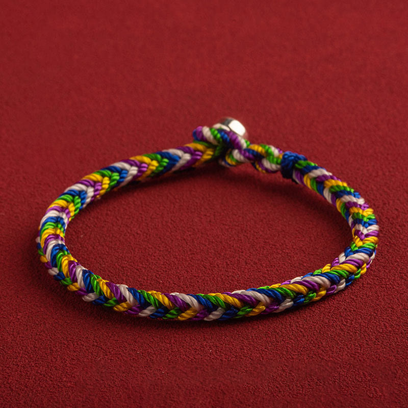 "May everything go your way" Lucky Multicolored Bracelet