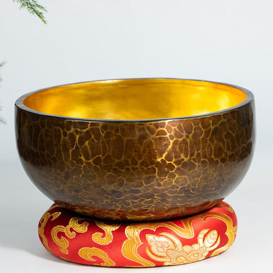 Tibetan Meditation Sound Bowl Handcrafted Yoga Mindfulness Singing Bowl Set