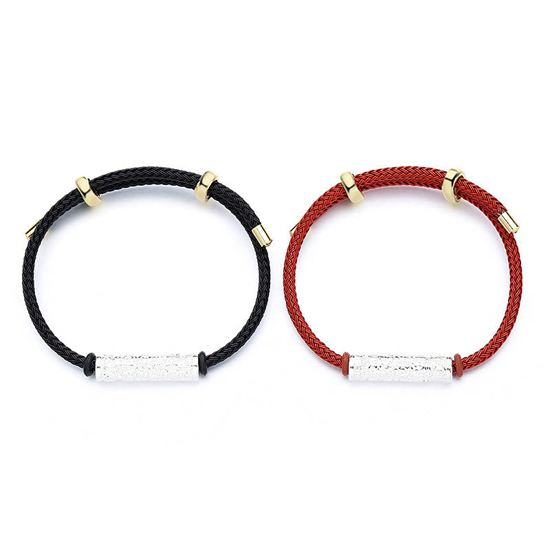 Tibet Handmade Tai Sui Rope Protection Strength Braided Bracelet