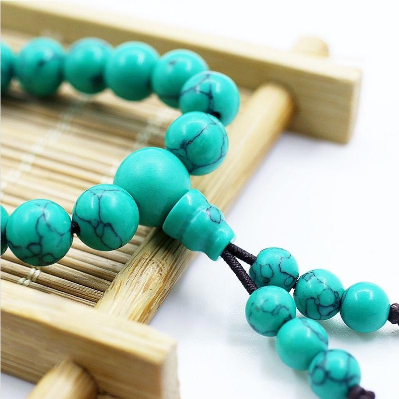 Tibetan Turquoise Purification Necklace Mala