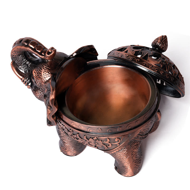 Elephant Alloy Incense Holder Home Decoration Incense Burner