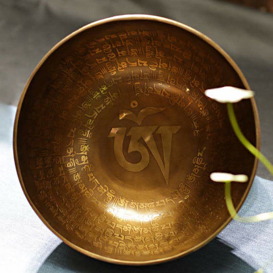 Sutra Singing Bowl Handcrafted for and Meditation Positive Energy Sound Bowl Set