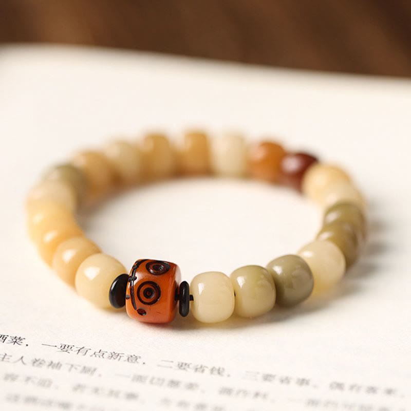 Natural Bodhi Seed The Lord of the Corpse Forest Om Mani Padme Hum Wisdom Bracelet