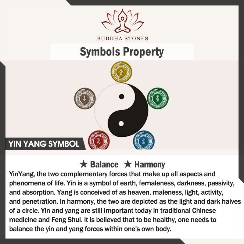 925 Sterling Silver Yin Yang Bagua Symbol Cinnabar String Concentration Bracelet