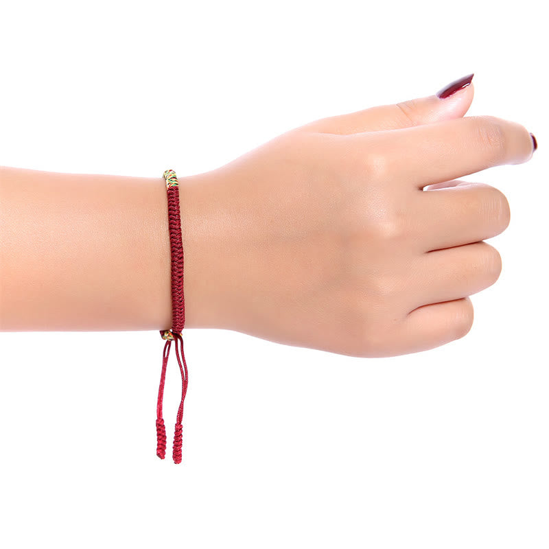 Tibetan Handmade Multicolor King Kong Knot Luck Strength Braided Bracelet