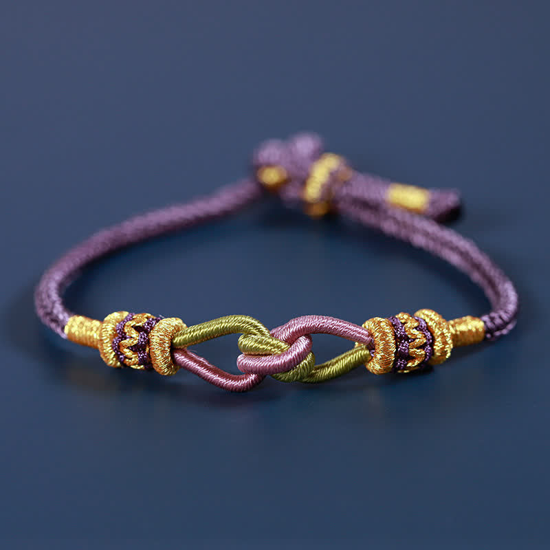 Handmade Knotting Faith Strength Braid String Bracelet