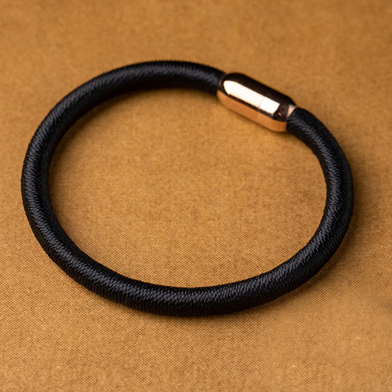 Tibetan Handmade King Kong Knot Protection Magnetic Buckle Braided Bracelet