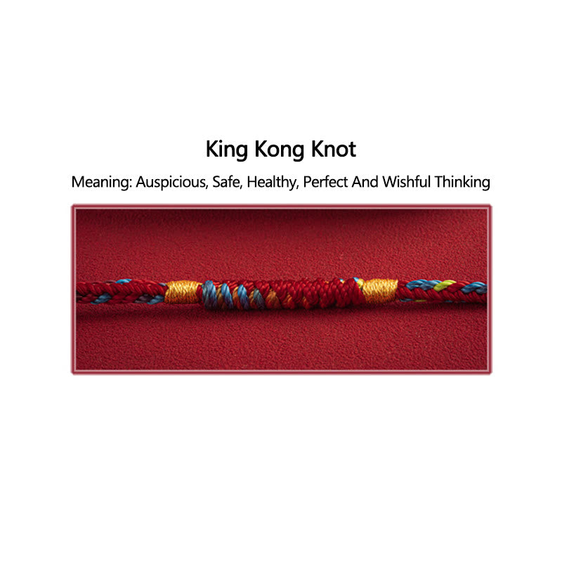 "May You Be Safe And Lucky In The Year Ahead" Multicolored Bracelet
