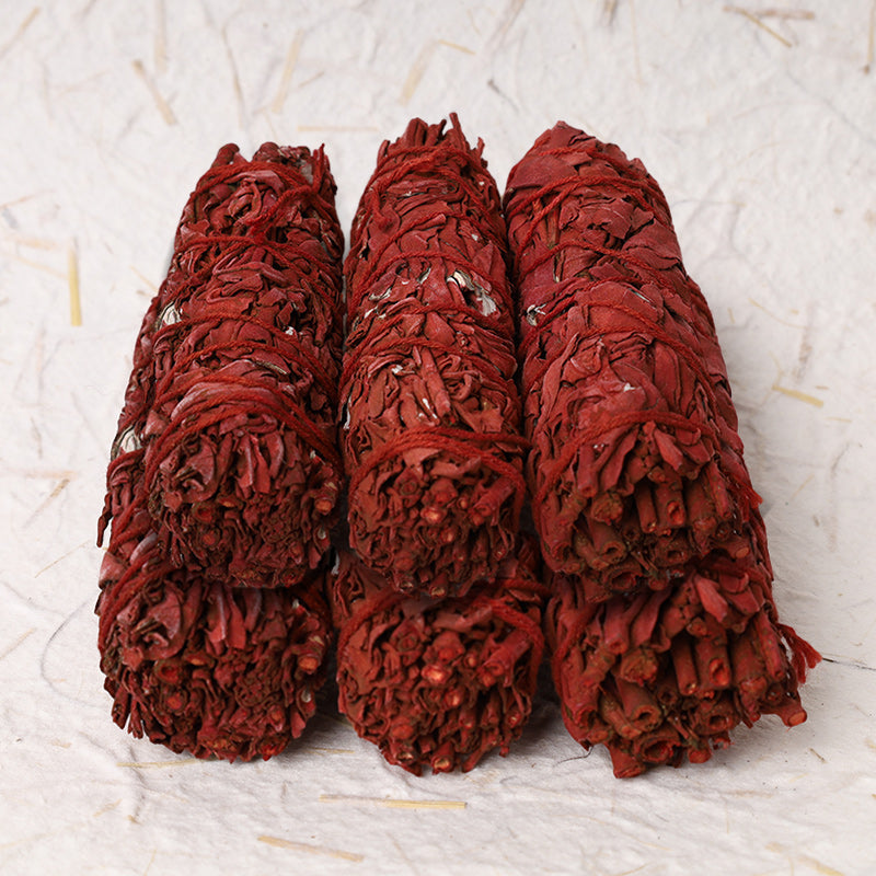 Dragon's Blood Sage Smudge Stick for Home Negative Energy Cleansing Incense Meditation Rituals
