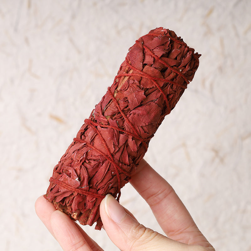 Dragon's Blood Sage Smudge Stick for Home Negative Energy Cleansing Incense Meditation Rituals