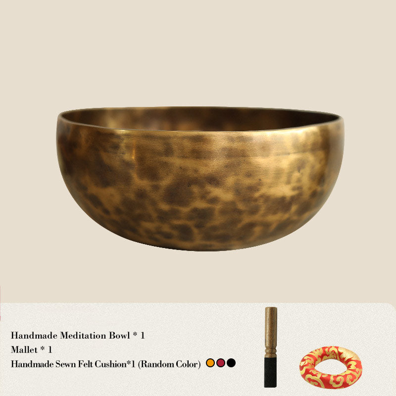Tibetan Sound Bowl Handcrafted for and Meditation Positive Energy Singing Bowl Set