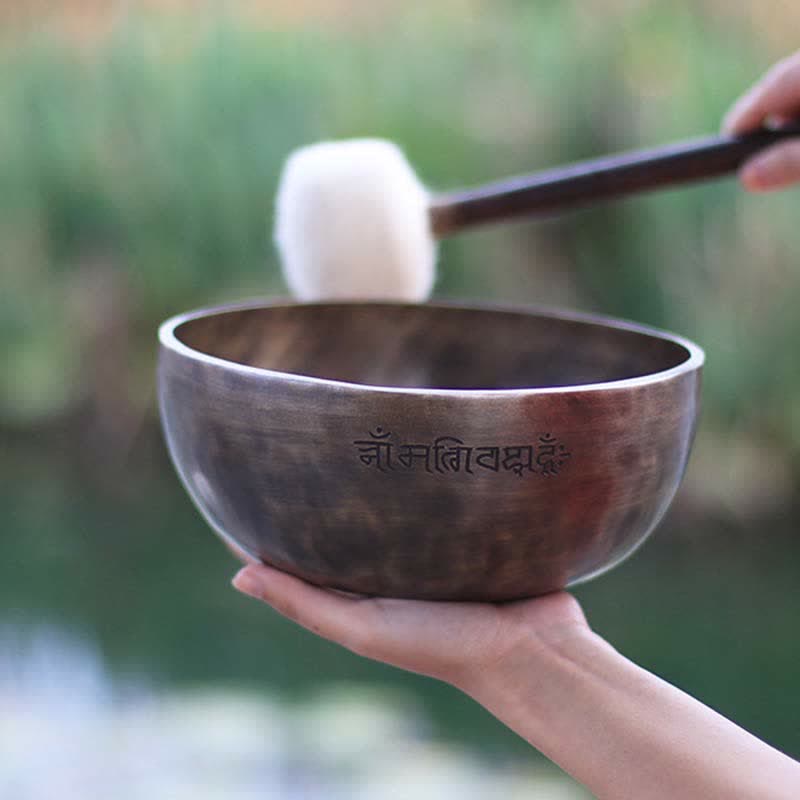 Lunar Rainbow Full Moon Singing Bowl Handcrafted for and Meditation Positive Energy Sound Bowl Set