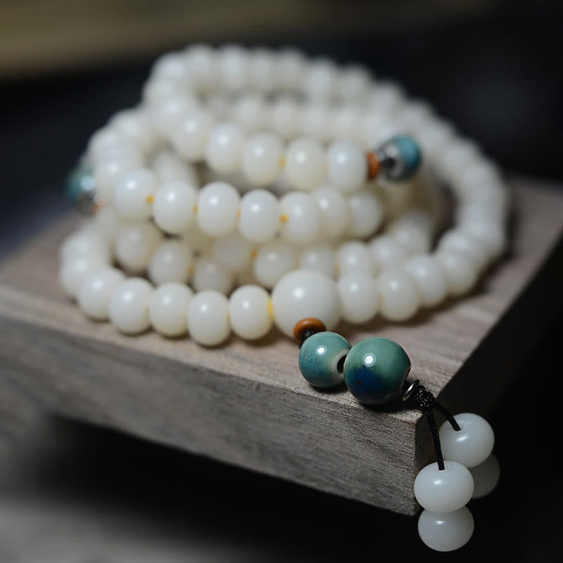 108 Mala Beads Bodhi Seed Keep Away Evil Spirits Calm Bracelet