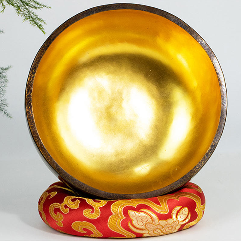 Tibetan Meditation Sound Bowl Handcrafted Yoga Mindfulness Singing Bowl Set