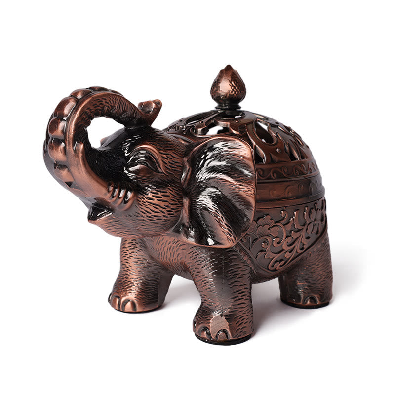 Elephant Alloy Incense Holder Home Decoration Incense Burner