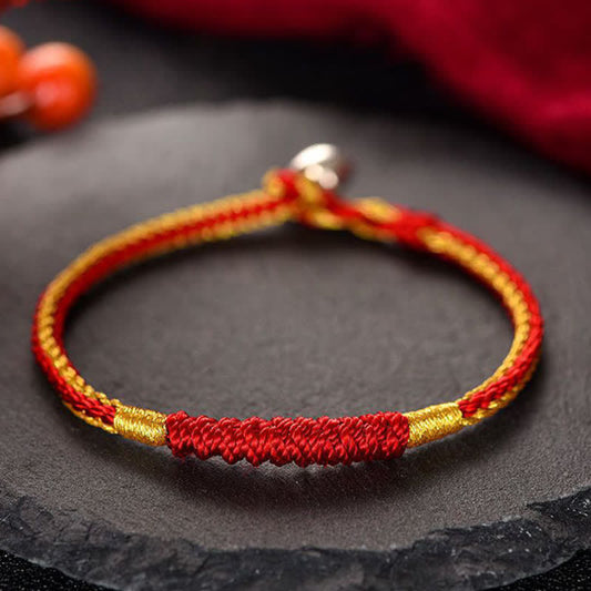 Tibetan Handmade Braid Luck String Protection Bracelet