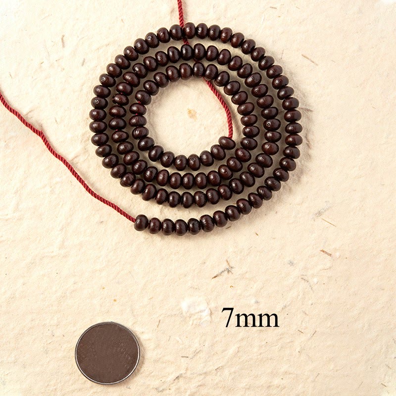 Natural Tibet 108 Mala Beads Purple Bodhi Seed Wealth Bracelet