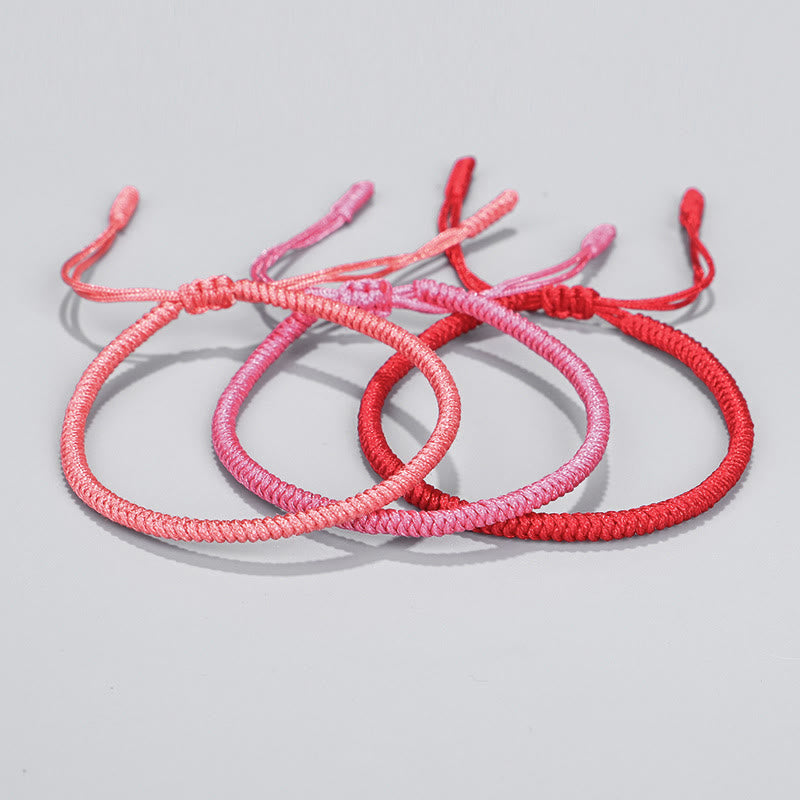Tibetan 3Pcs King Kong Knot Protection Braided Bracelet