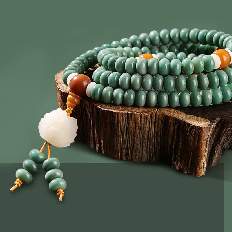 Lotus Cyan Bodhi Seed Success Bracelet