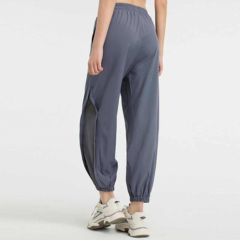 High Waist Loose Fitness Yoga Sports Track Pants With Pockets
