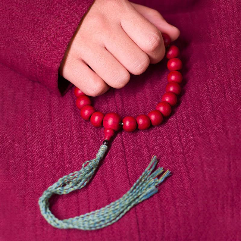 Abelia Biflora Wood Warding Off Evil Spirits Wrist Mala