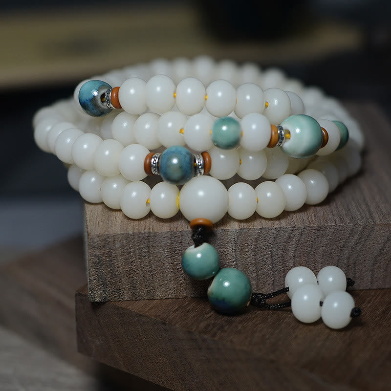 108 Mala Beads Bodhi Seed Keep Away Evil Spirits Calm Bracelet