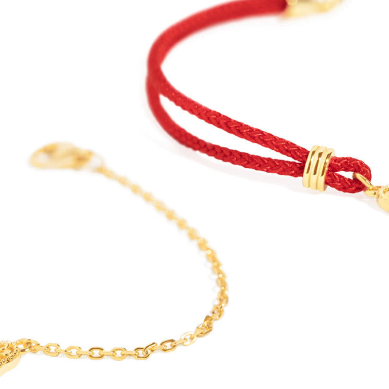 Lock of Good Wishes Luck Strength Chain Bracelet